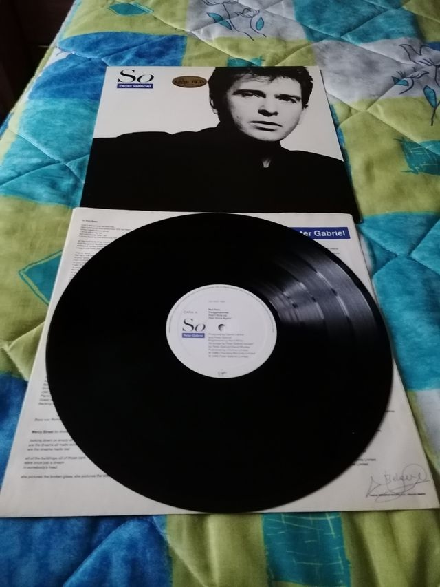 DISCO DE VINILO SO PETER GABRIEL