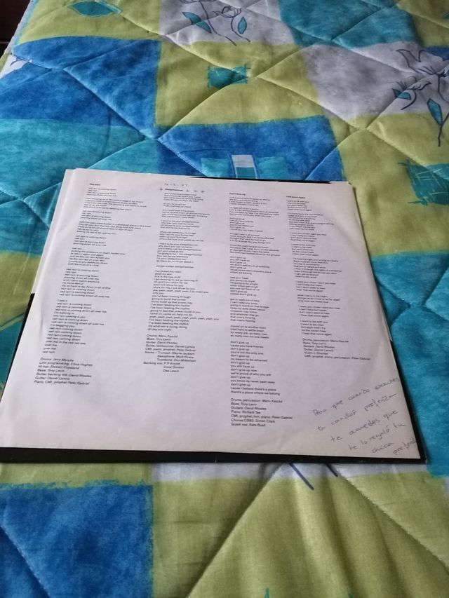 DISCO DE VINILO SO PETER GABRIEL