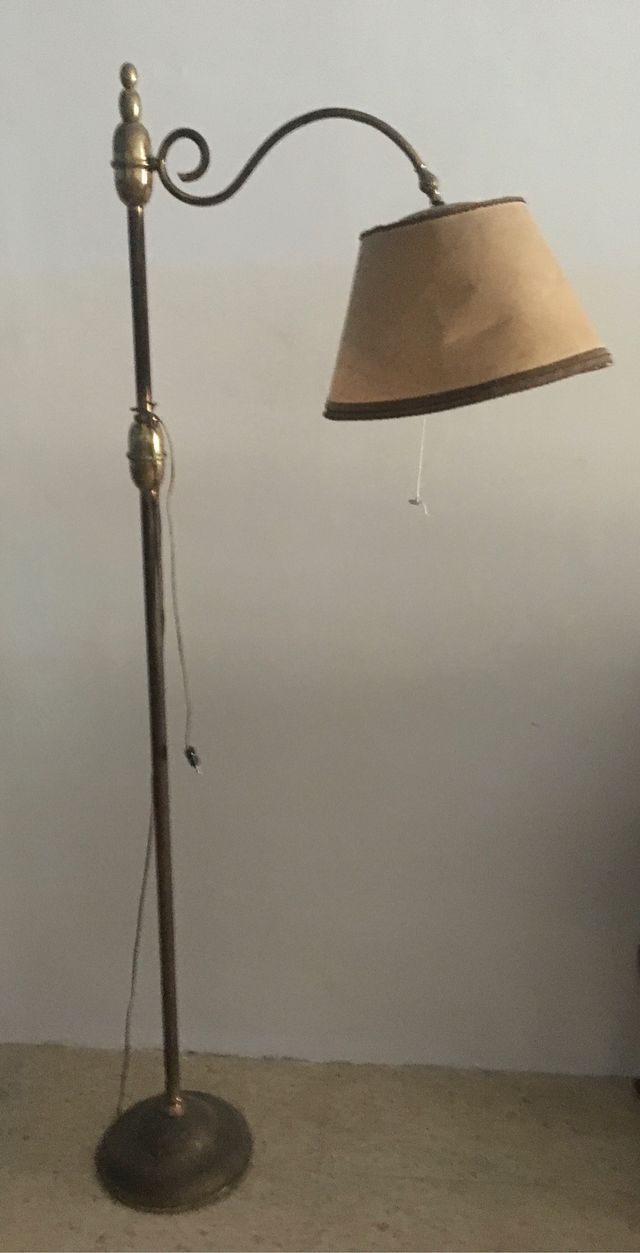 Lámpara bronce antiguedad