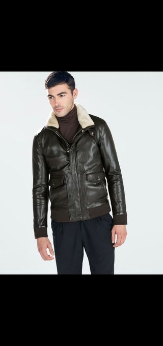 Chaquetas efecto piel para hombre | Nueva Colección Online | ZARA España