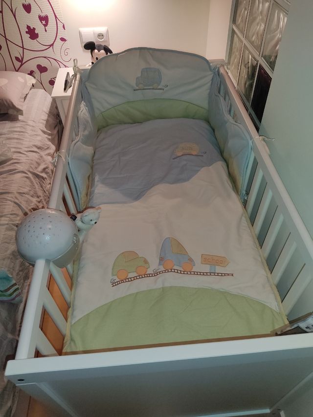 chichonera y edredón