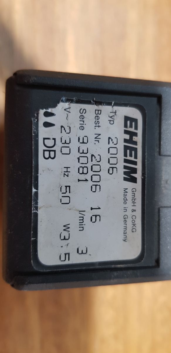 filtro acuario eheim 2006