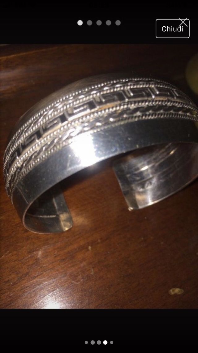 Antico prezioso  Bracciale’50 🎄 Arg. 935 massiccio