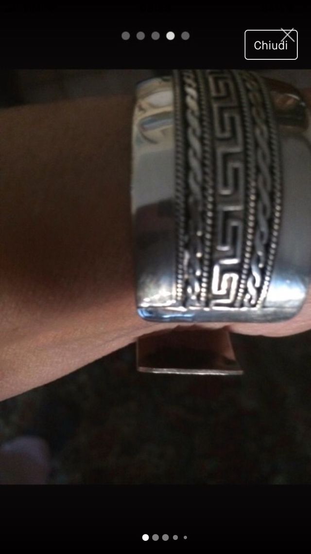 Antico prezioso  Bracciale’50 🎄 Arg. 935 massiccio