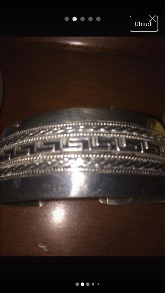 Antico prezioso  Bracciale’50 🎄 Arg. 935 massiccio