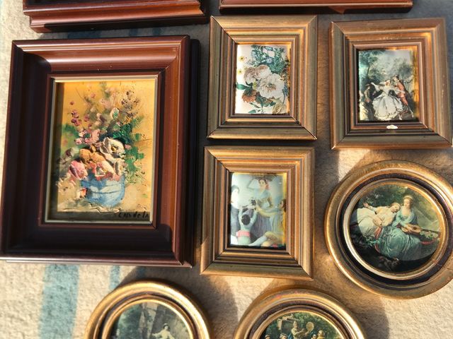 lote de pequeños cuadros