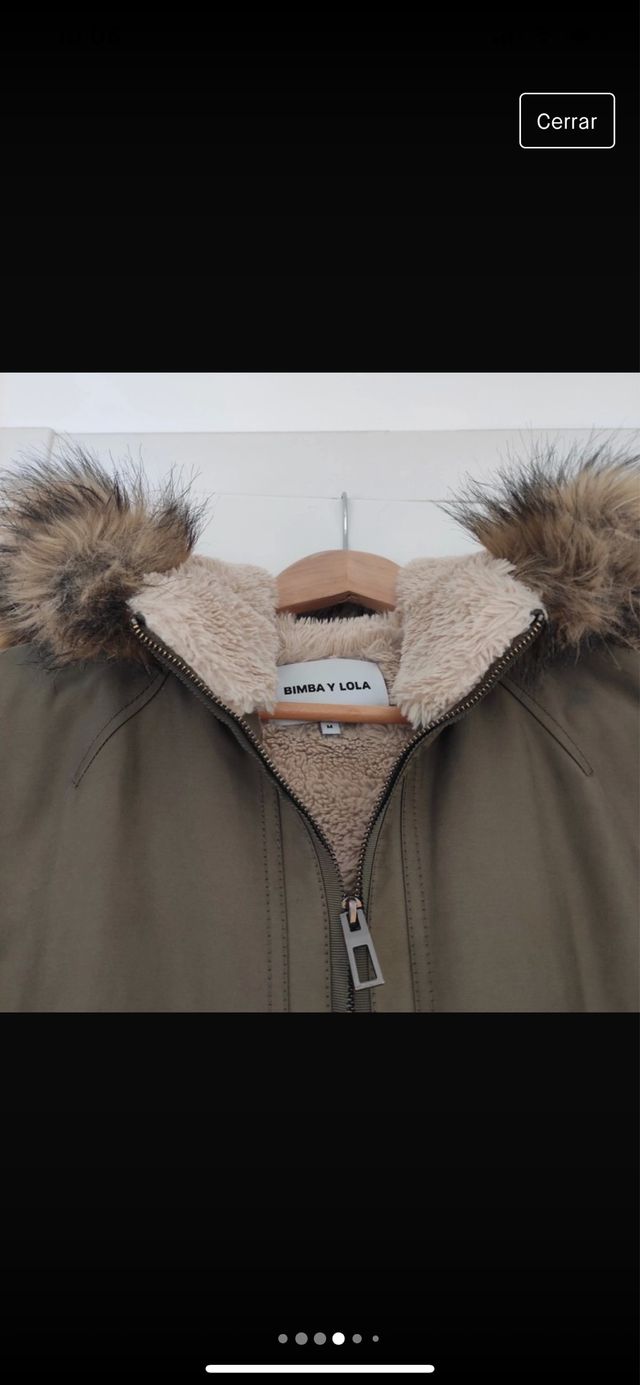 Abrigo plumífero Bimba y Lola