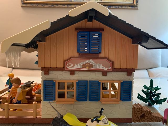 Estación de esquí playmobil