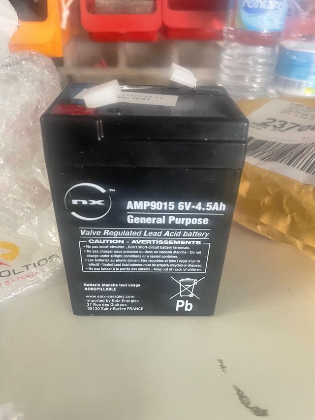 Batería nueva sin estrenar para coche de bateria