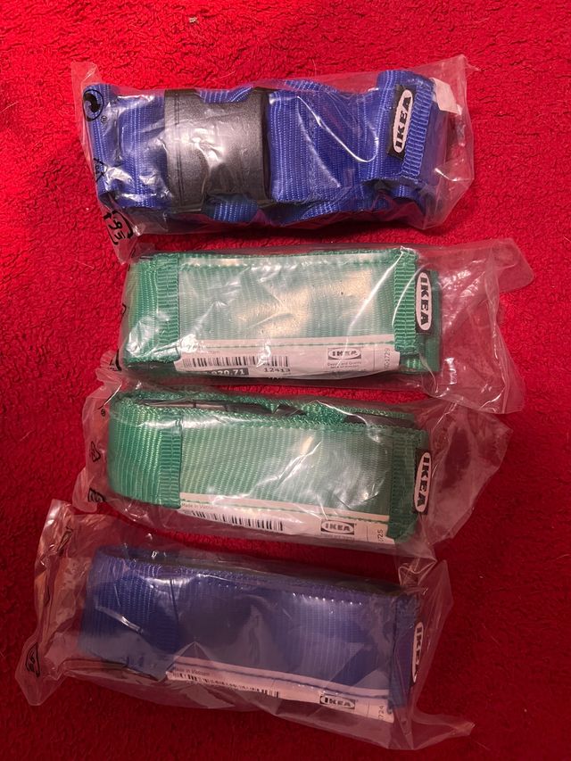 4 correas para equipaje