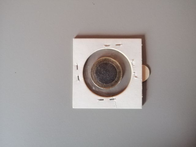 MONEDA DE 1 EURO SIN ACUÑAR.