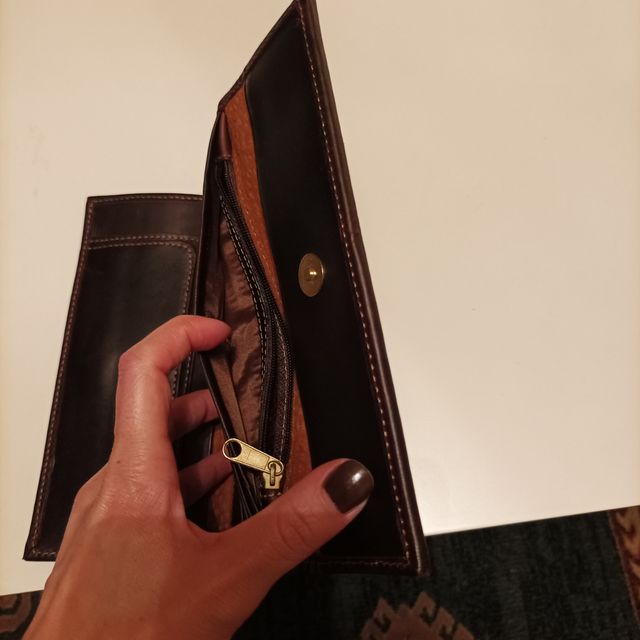 Cartera/Billetero piel