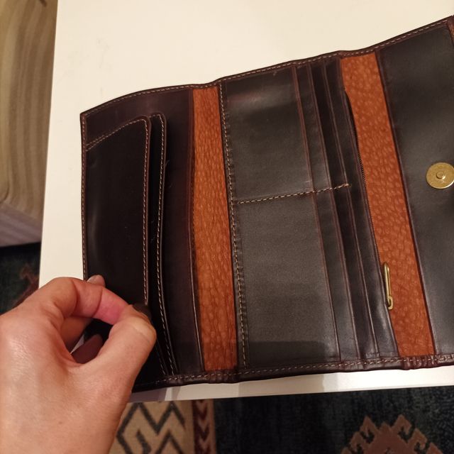 Cartera/Billetero piel