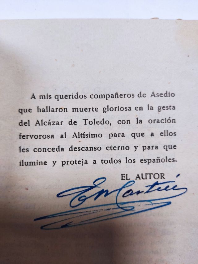 documento turistico vecchio lotto Alcazar de Toledo