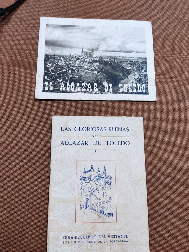 documento turistico vecchio lotto Alcazar de Toledo
