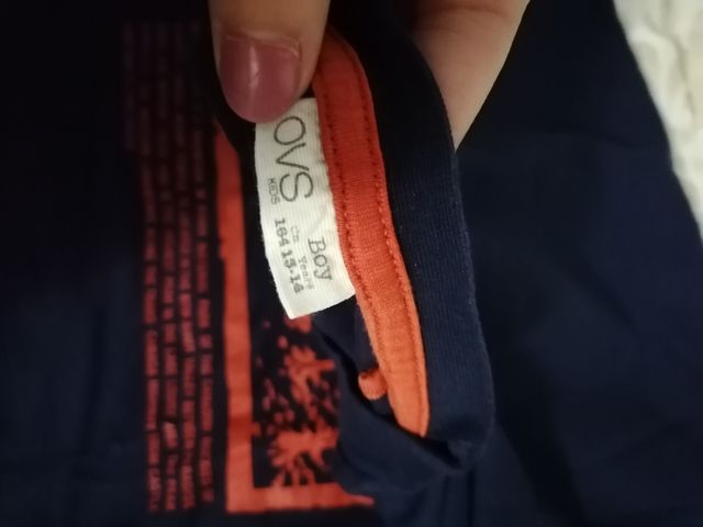 maglietta cotone maniche lunghe