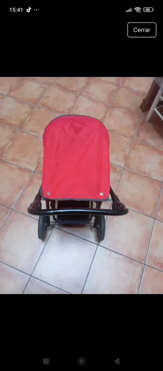 Carro gemelar regulable en altura buen estado