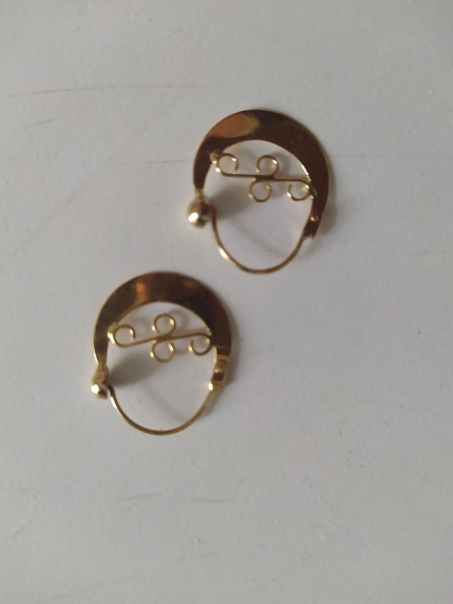 pendientes oro 18 kl