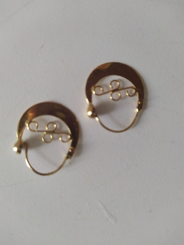 pendientes oro 18 kl