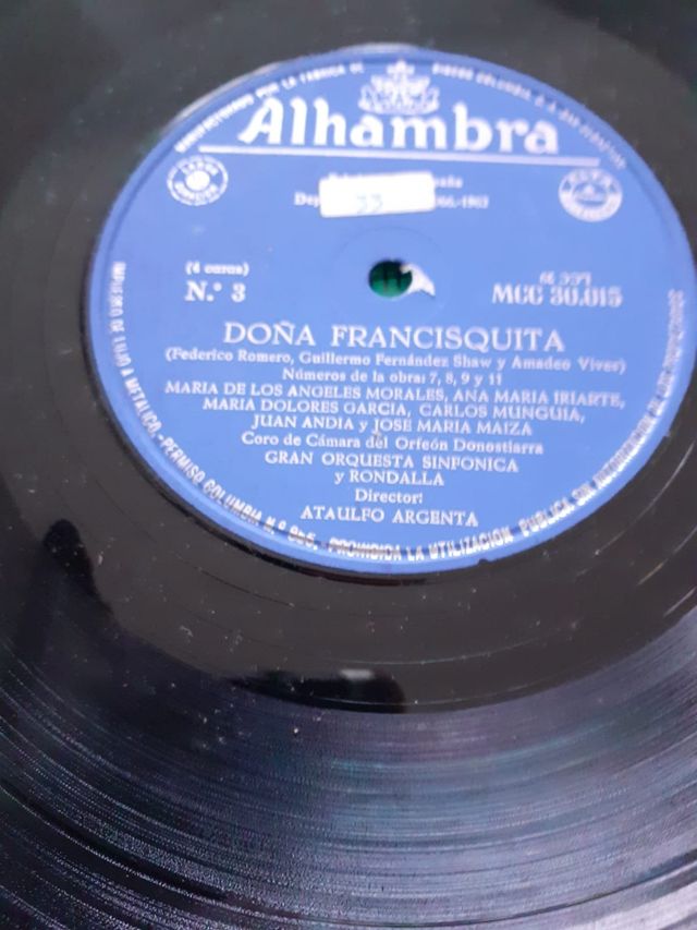  vinilos vinilos doña frascisquita de 1962