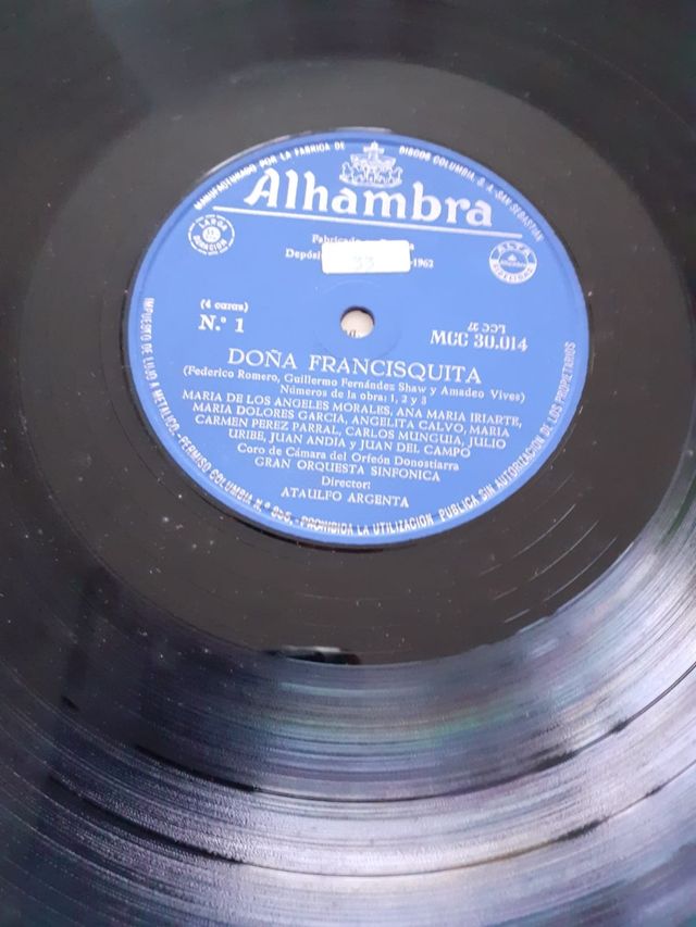  vinilos vinilos doña frascisquita de 1962