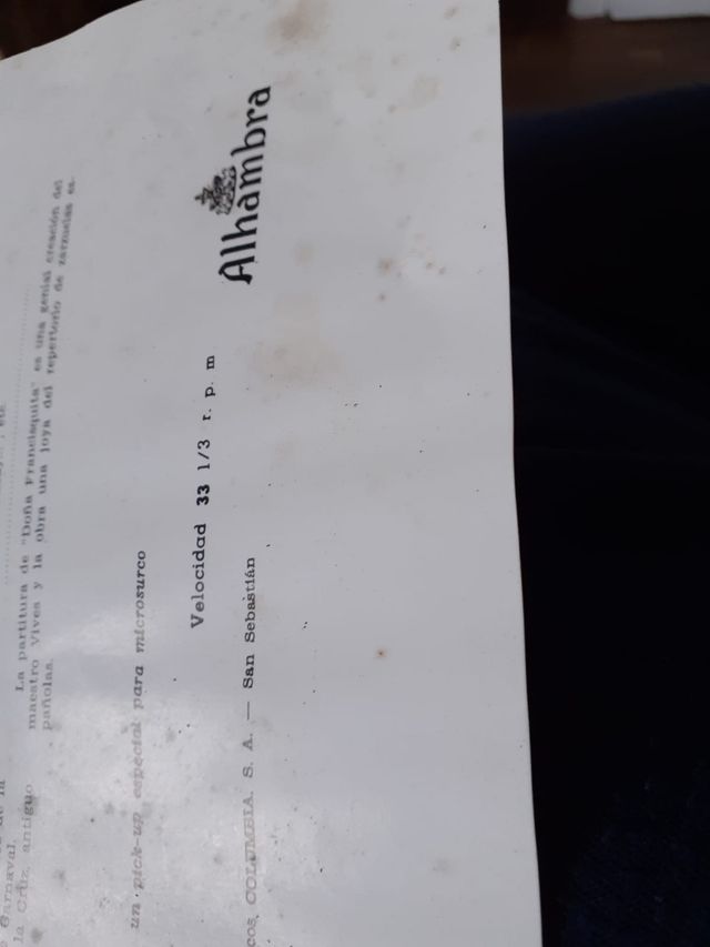  vinilos vinilos doña frascisquita de 1962
