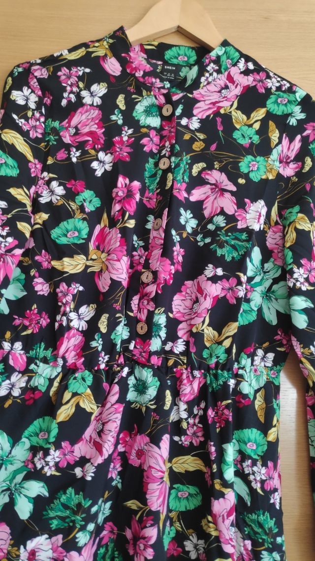 vestido floral M o L