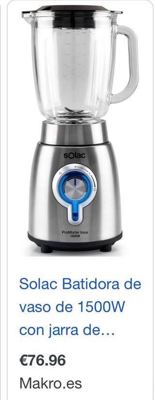 Batidora Pro Mixter Inox - Nueva a estrenar!! de segunda mano por 54 EUR en  Cambrils en WALLAPOP