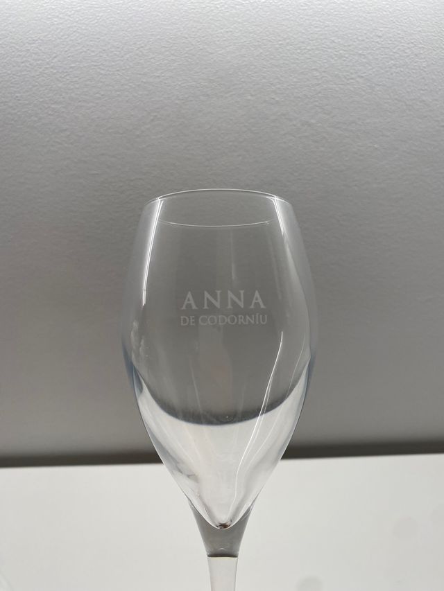 2 copas de cava Anna de Codorniu (21cm alto y 5cm