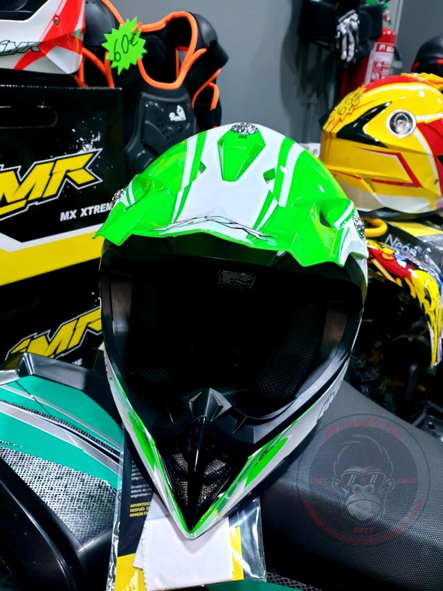 Cascos MotoCross Pit Bike Moto Niño Guantes Gafas