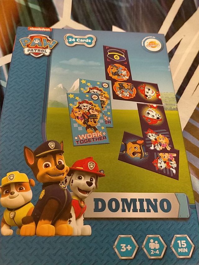 Juego dominó patrulla canina