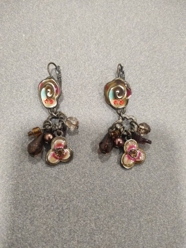 Pendientes abalorios