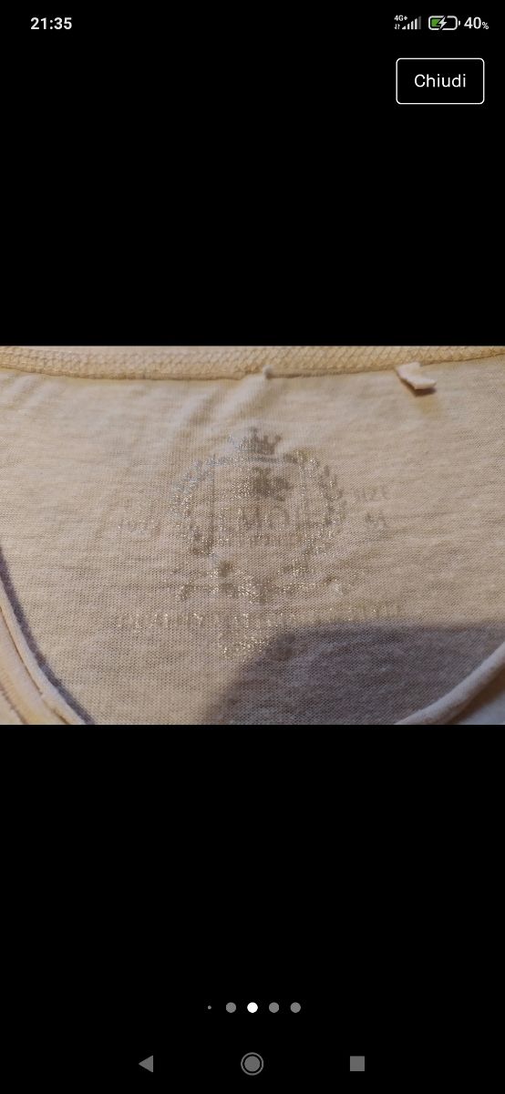 Maglietta maniche corte color rosa cipria