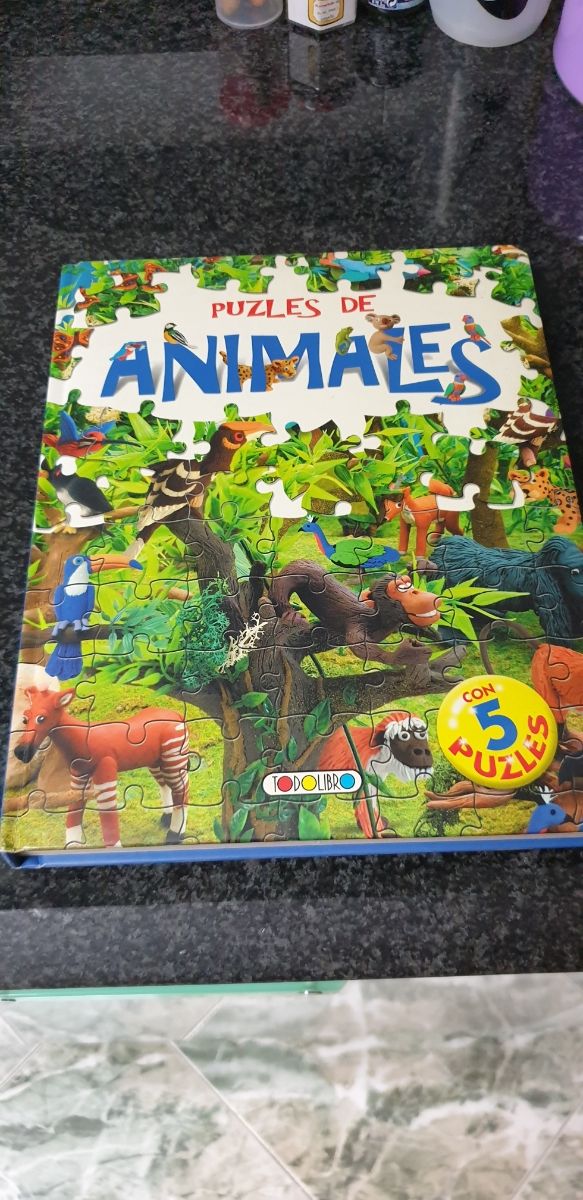 Libro de puzzles de animales