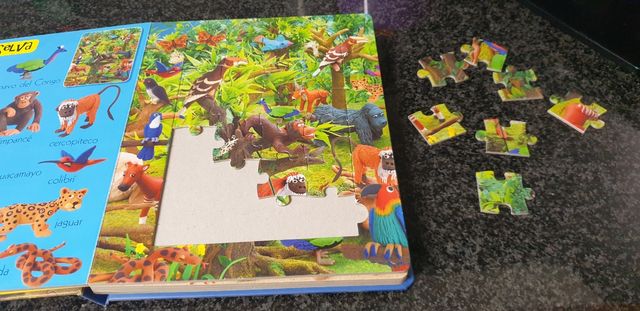 Libro de puzzles de animales