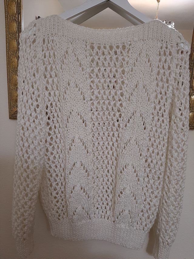 Jersey blanco hecho a mano