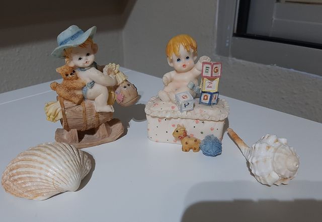 Pack 4 Decoración niños porcelana