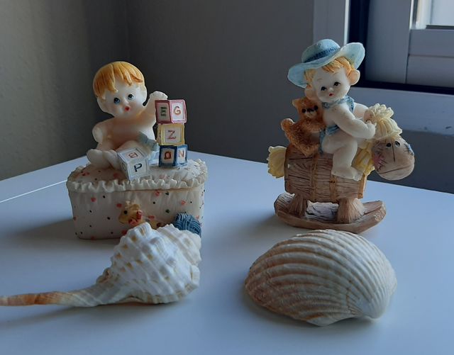 Pack 4 Decoración niños porcelana