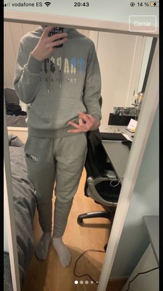 Chandal trapstar azul gris de segunda mano por 290 EUR en Barcelona en  WALLAPOP