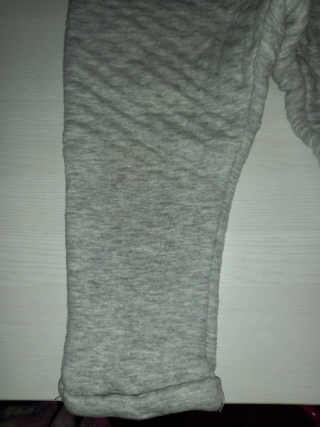 pantalon 36 meses 3 años invierno gris caliente
