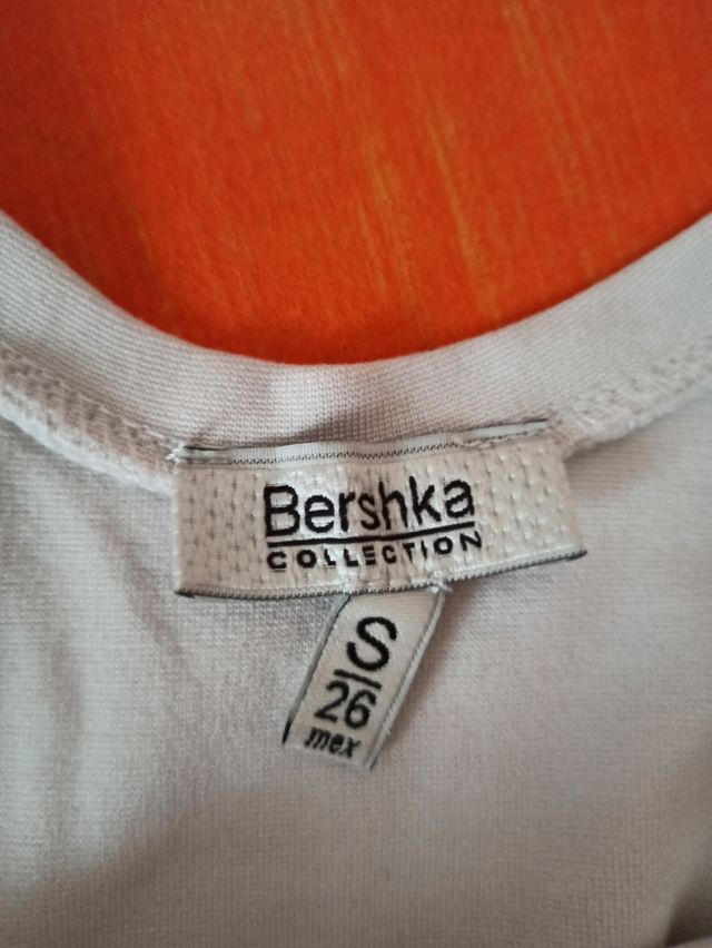 Vestido de algodón entallado color blanco