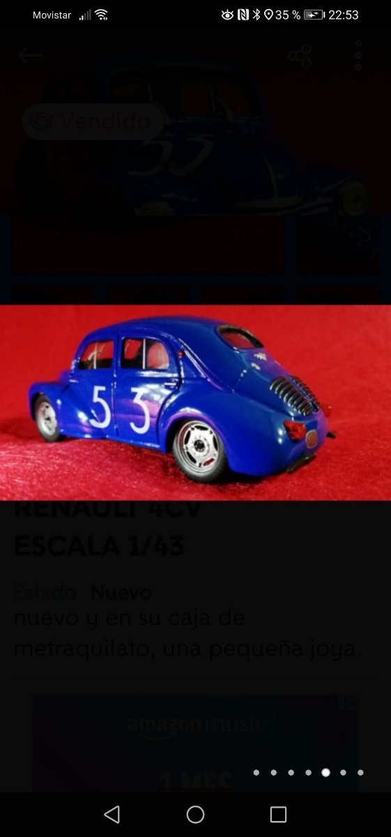 RENAULT 4CV  ESCALA 1:43