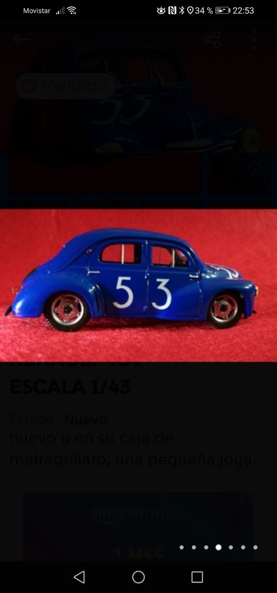 RENAULT 4CV  ESCALA 1:43