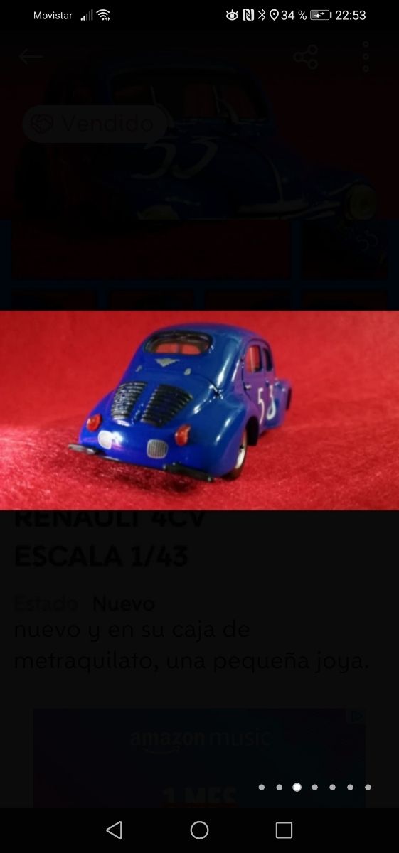 RENAULT 4CV  ESCALA 1:43