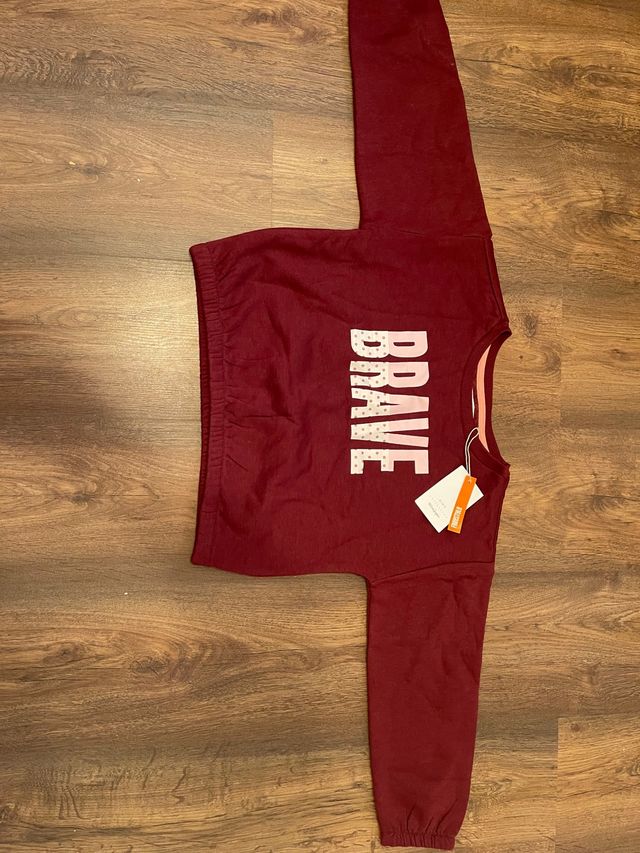 Sudadera niña talla 5-6 con etiqueta