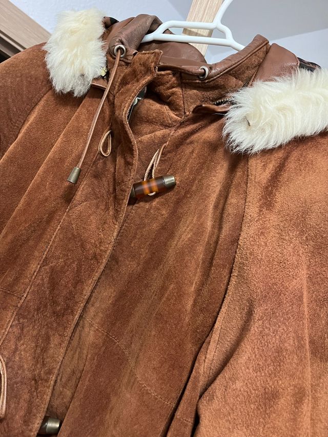 Chaquetón de piel mujer