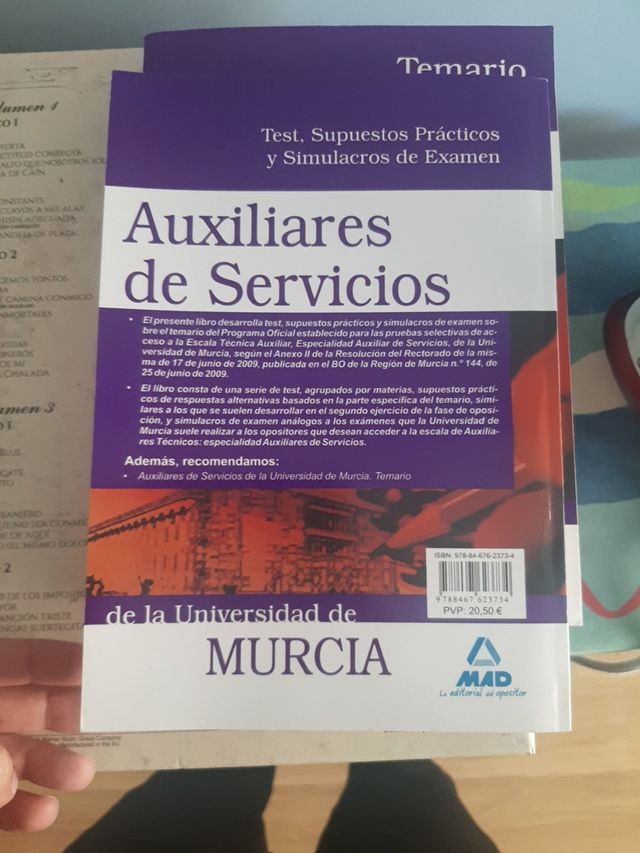 temario oposición auxiliares de servicio