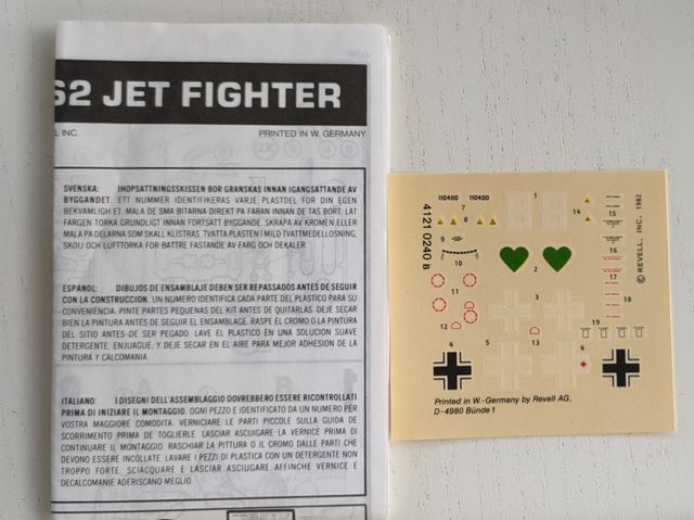 Revell Jetfighter Me-262 1:72