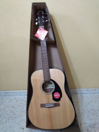 GUITARRA ACUSTICA FENDER NUEVA A ESTRENAR de segunda mano por 250 EUR en  Jerez de la Frontera en WALLAPOP