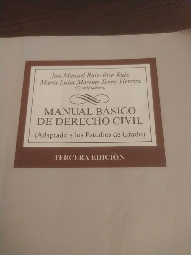 Manual Básico de Derecho Civil